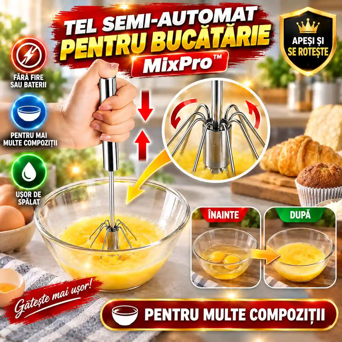 Tel Semi-Automat Pentru Bucătărie MixPro™