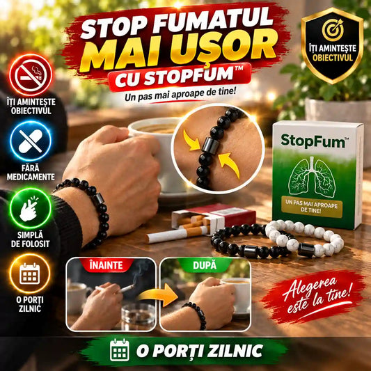 Brățară Magnetică Anti-Fumat StopFum™